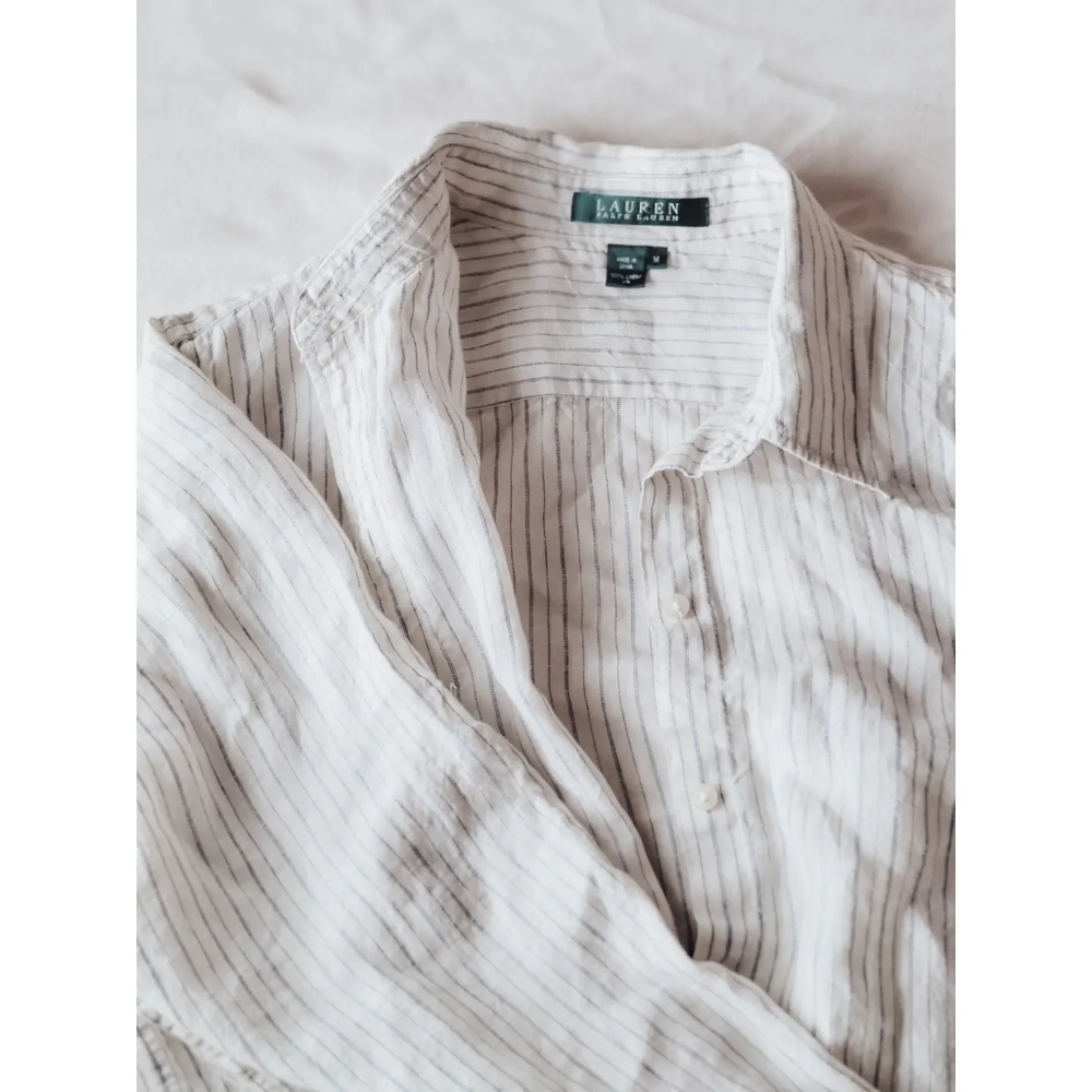 Ralph lauren linen blouse